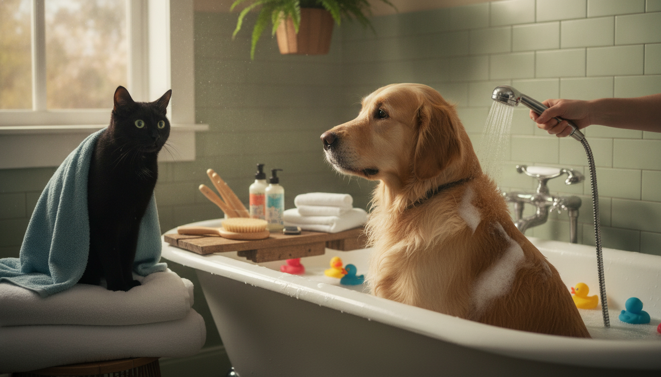 How Often to Bathe Dogs & Cats: Easy Grooming Checklist